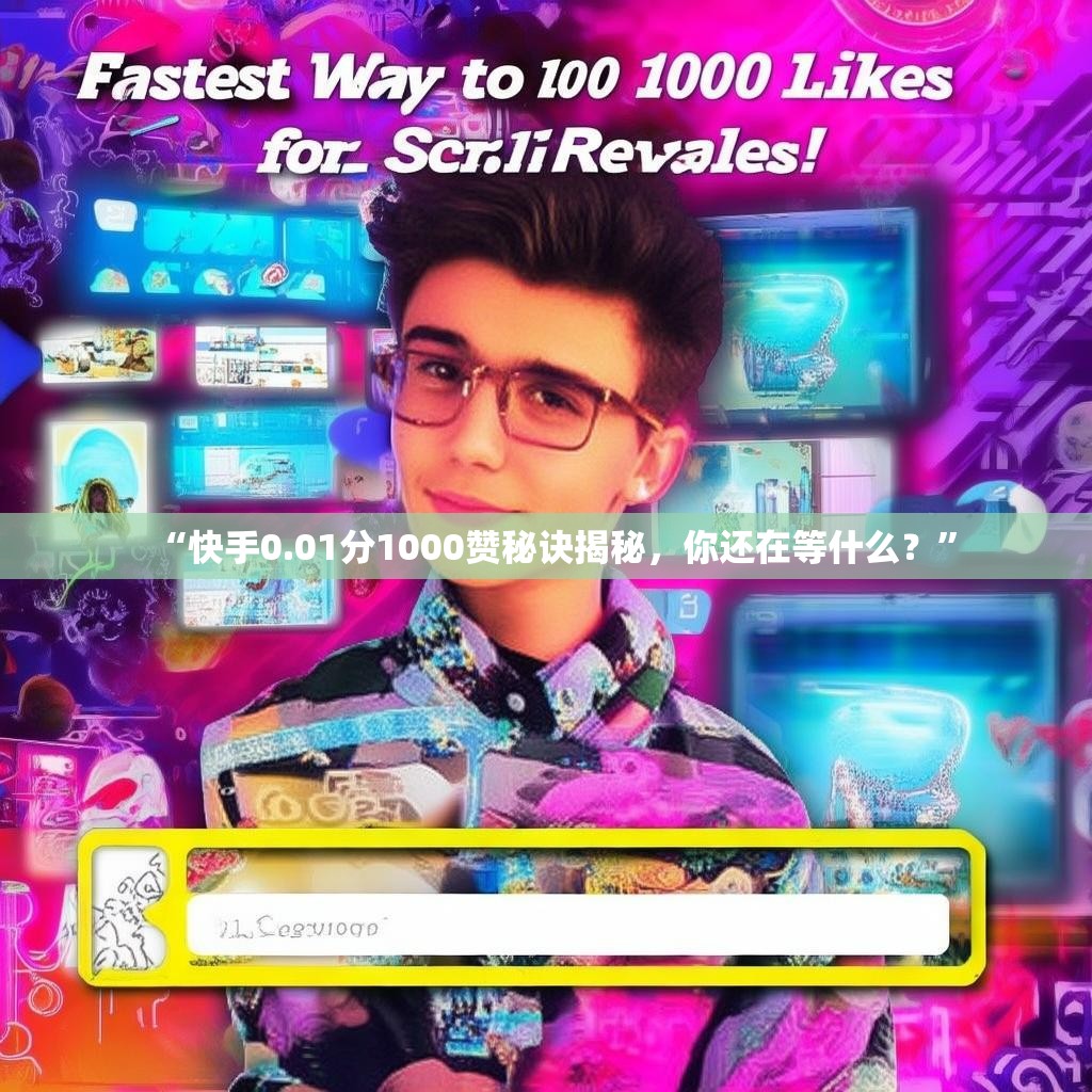 “<strong><mark>快手</mark></strong>0.01分1000赞秘诀揭秘，你还在等什么？”