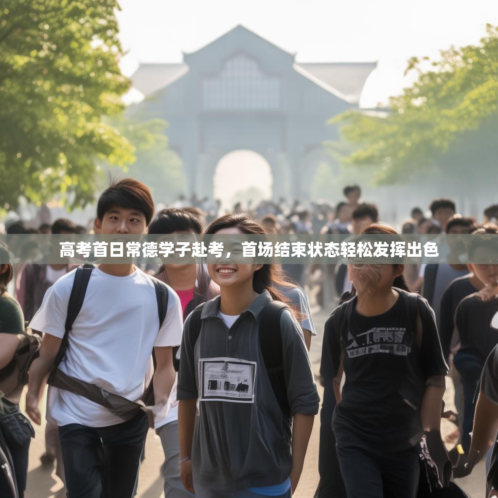 高考首日常德学子赴考，首场结束状态轻松发挥出色