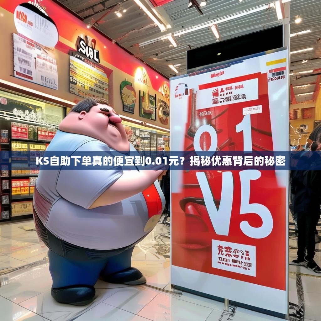 KS自助下单真的便宜到0.01元？揭秘优惠背后的秘密