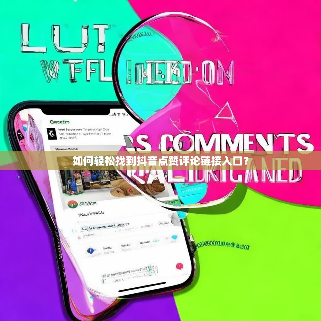 如何轻松找到抖音点赞评论链接入口?