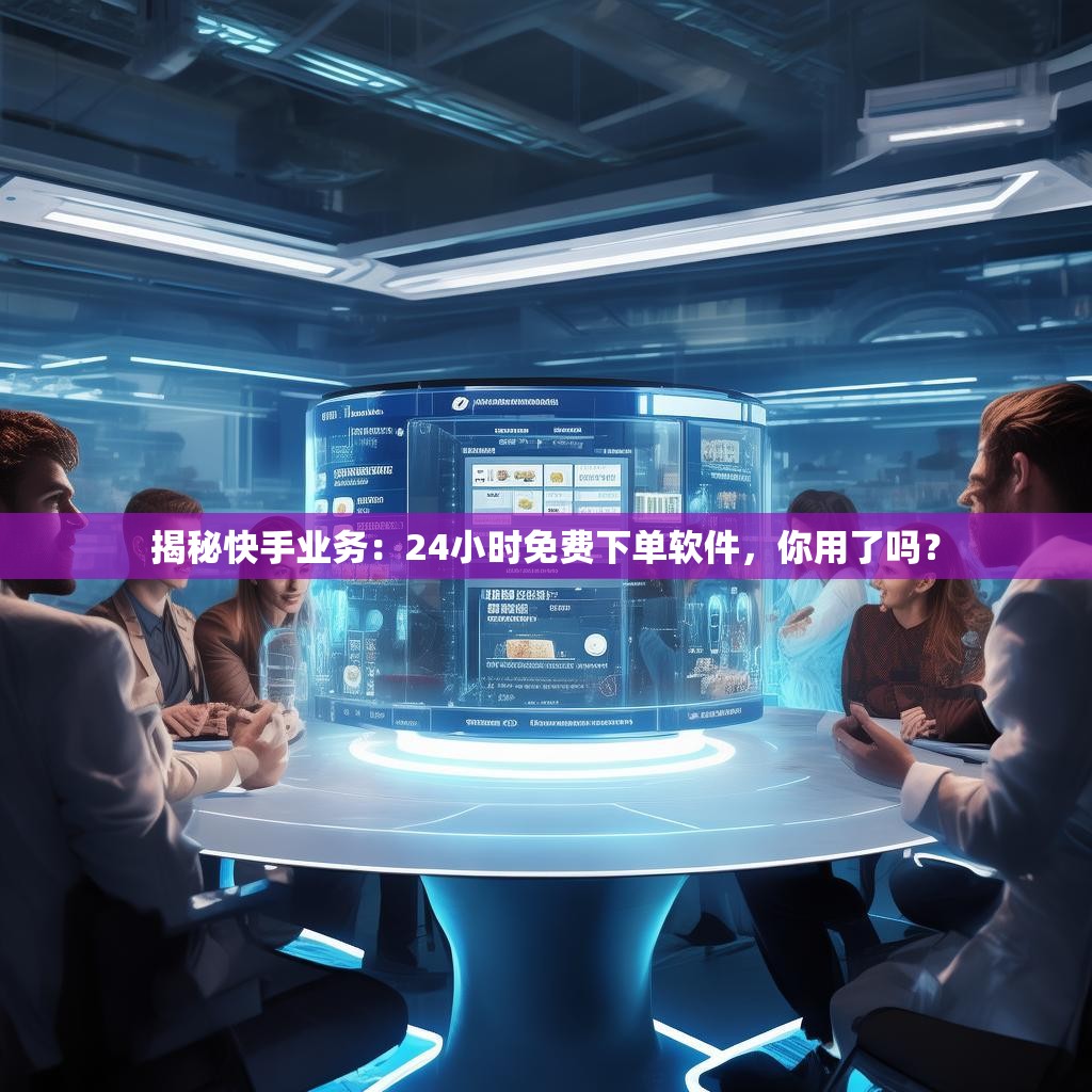 揭秘快手业务：24小时免费下单软件，你用了吗？
