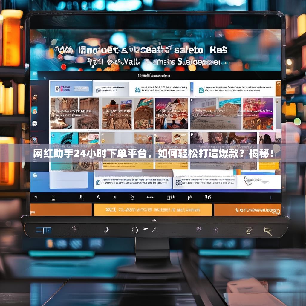 网红助手24小时下单平台，如何轻松打造爆款？揭秘！