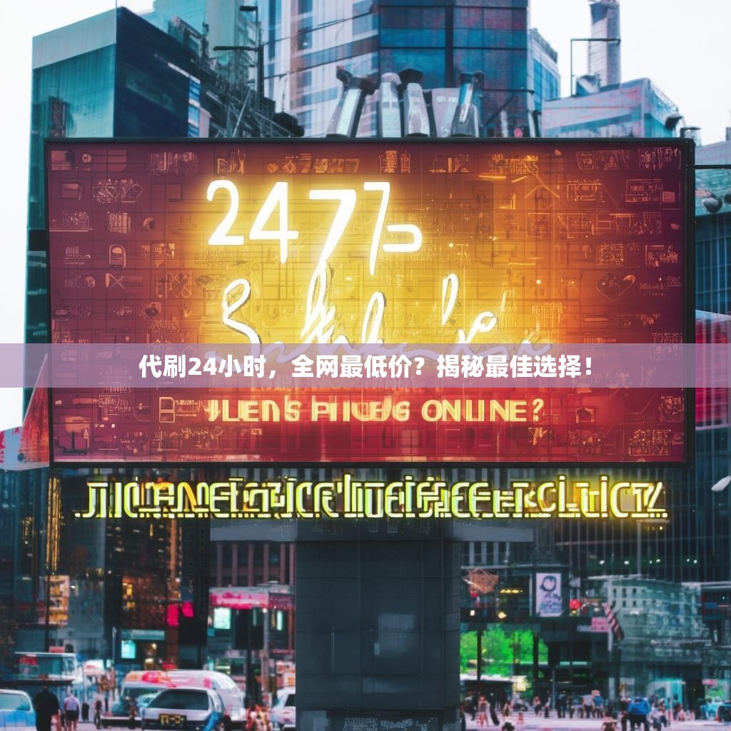 <strong><mark>代刷24小时</mark></strong>，全网最低价？揭秘最佳选择！