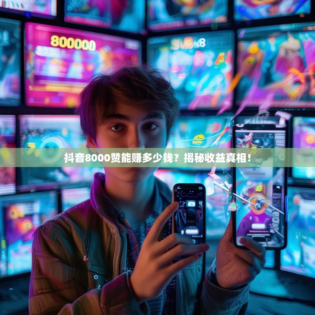 抖音8000赞能赚多少钱？揭秘收益真相！