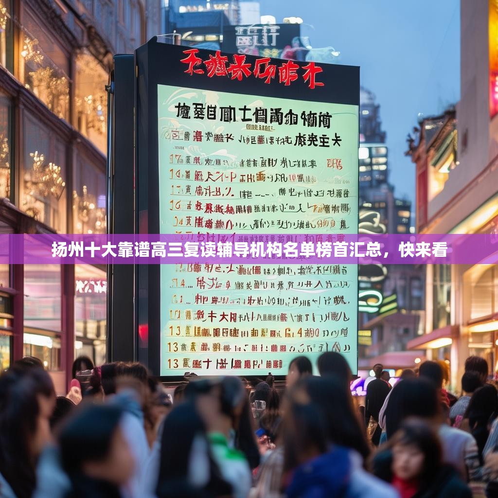 扬州十大靠谱高三复读辅导机构名单榜首汇总,快来看