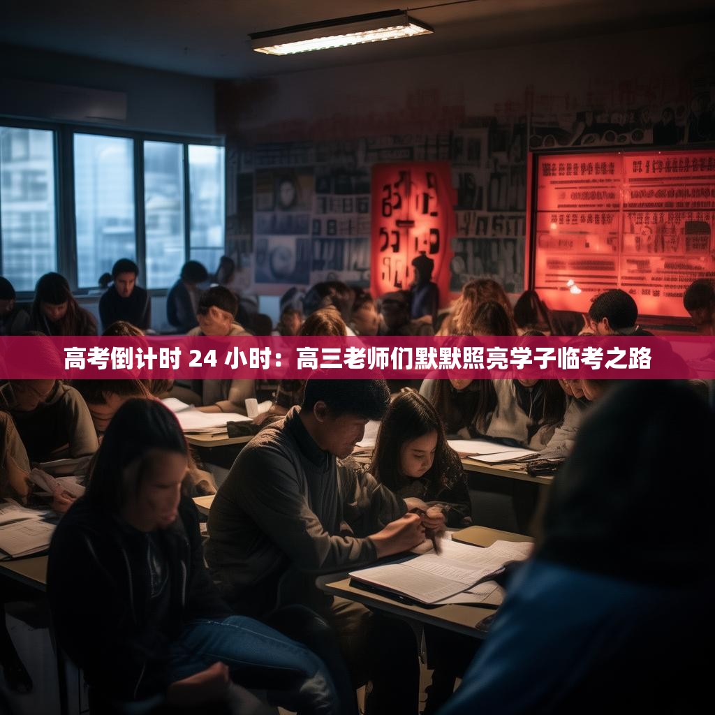 高考倒计时 24 小时：高三老师们默默照亮学子临考之路