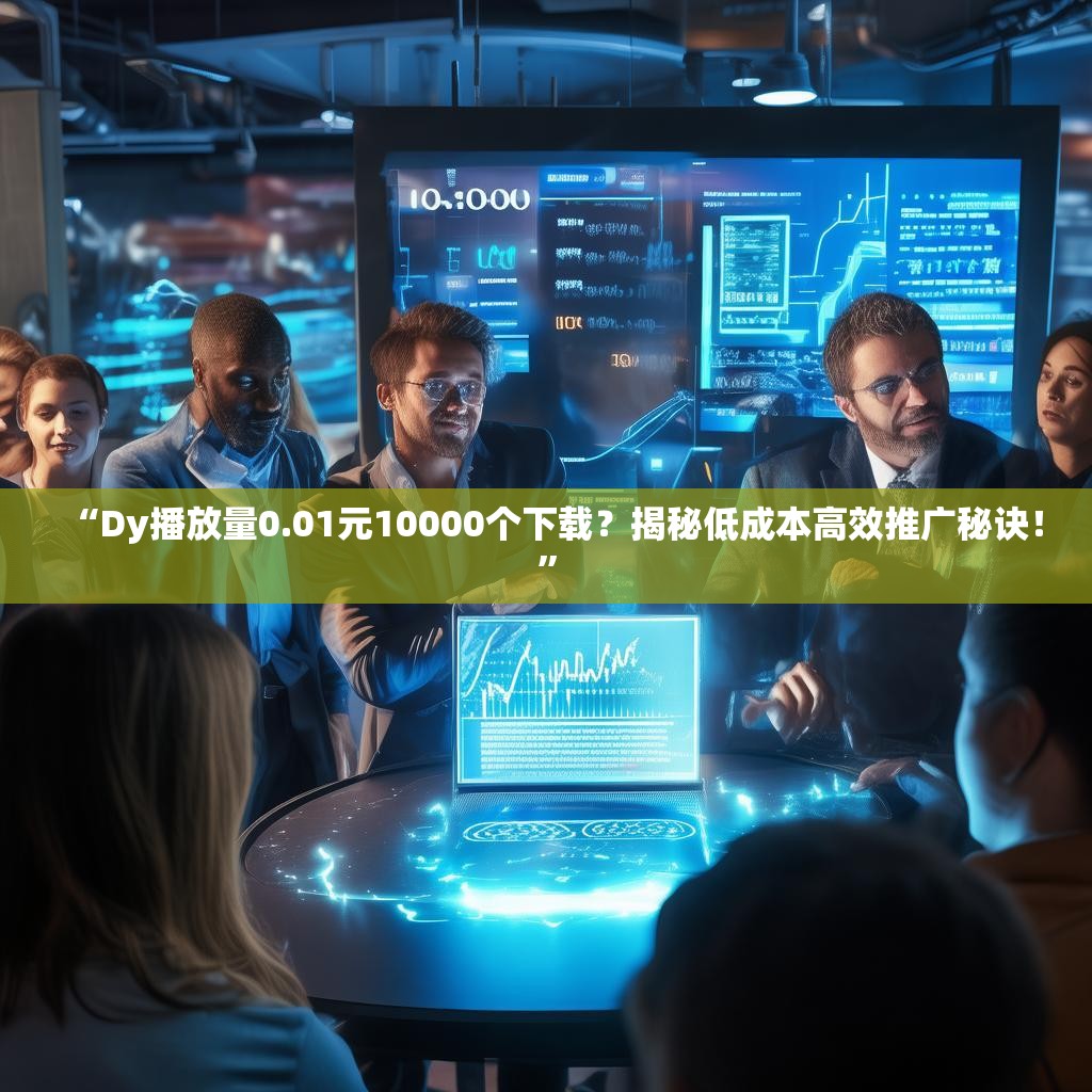 “Dy播放量0.01元10000个下载？揭秘低成本高效推广秘诀！”