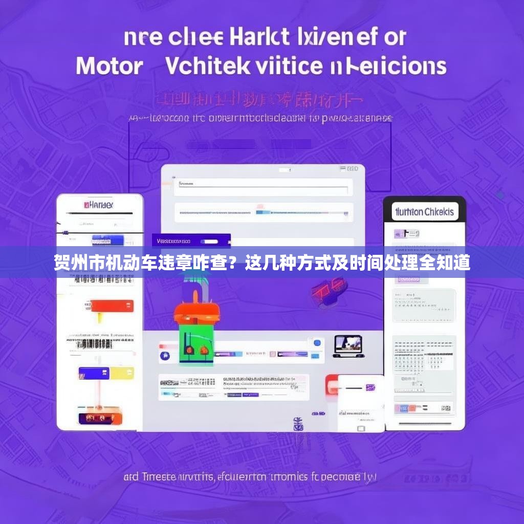 贺州市机动车违章咋查？这几种方式及时间处理全知道