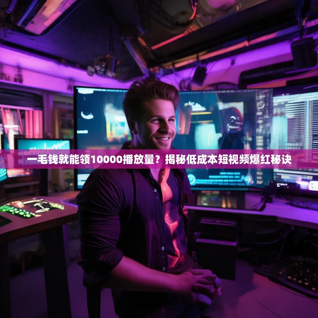 一毛钱就能领10000播放量？揭秘低成本短视频爆红秘诀