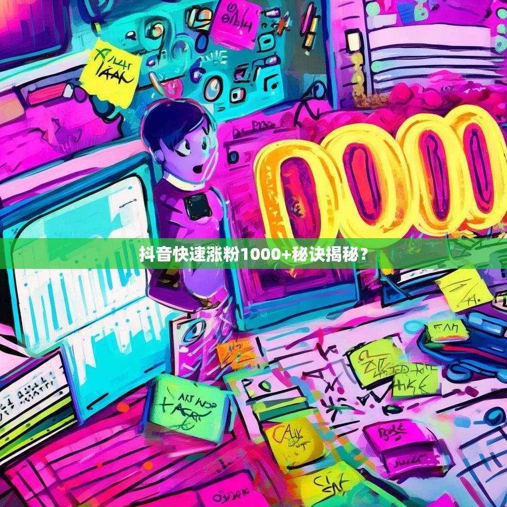 抖音快速涨粉1000+秘诀揭秘？