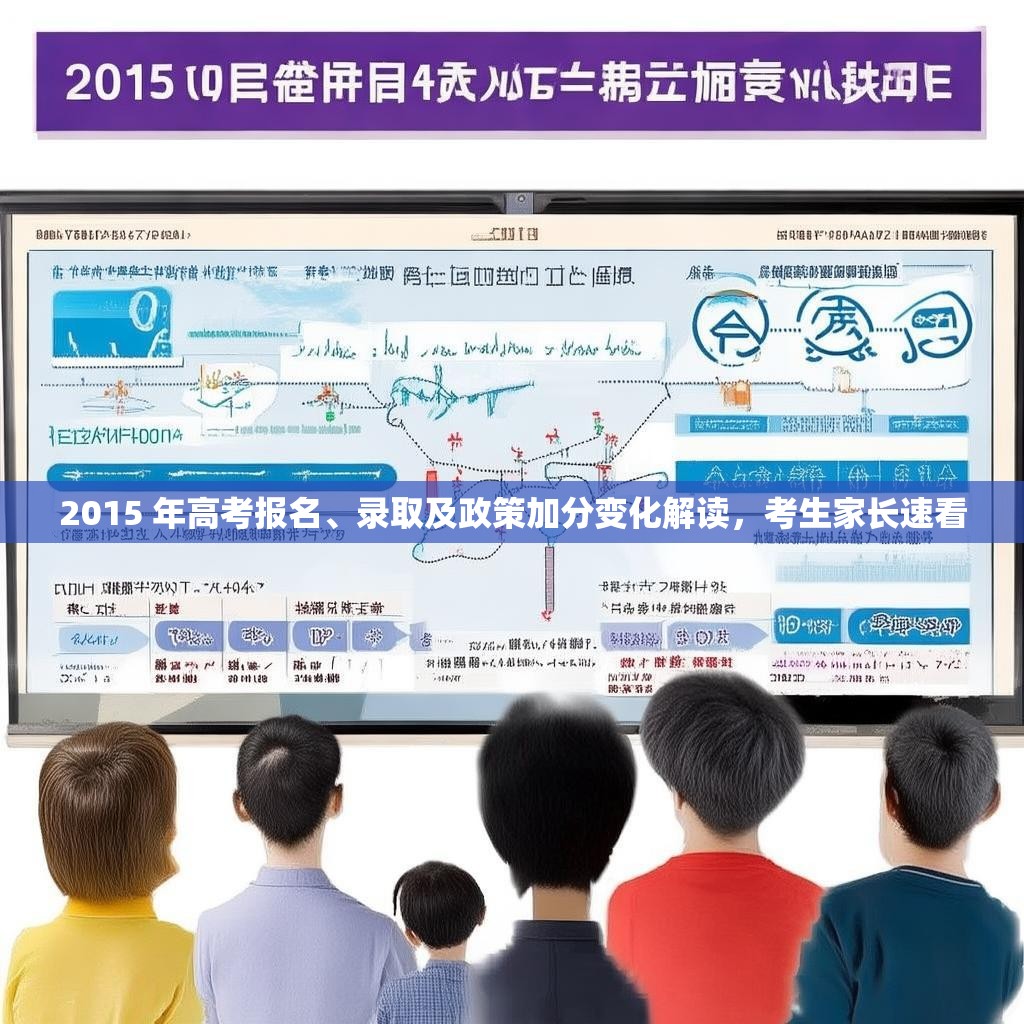 2015 年高考报名、录取及政策加分变化解读，考生家长速看