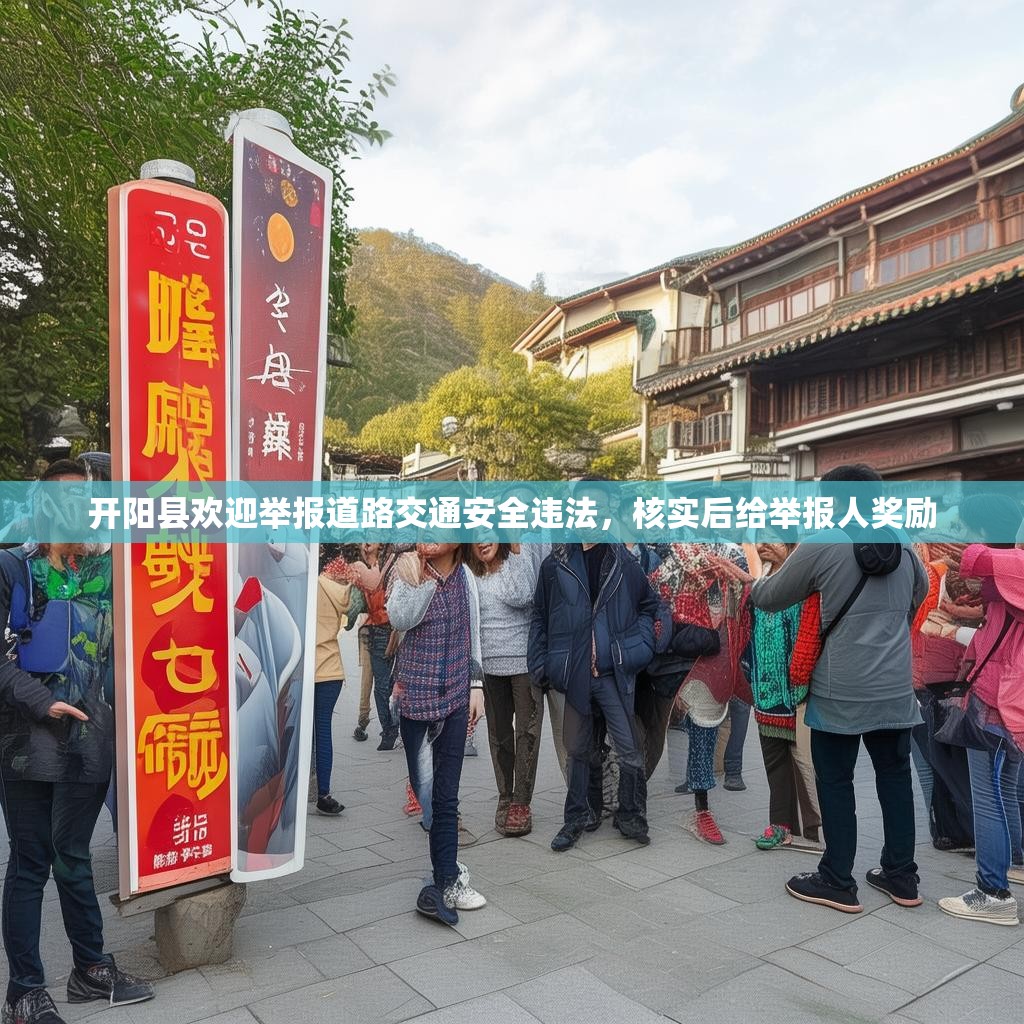 开阳县欢迎举报道路交通安全违法，核实后给举报人奖励