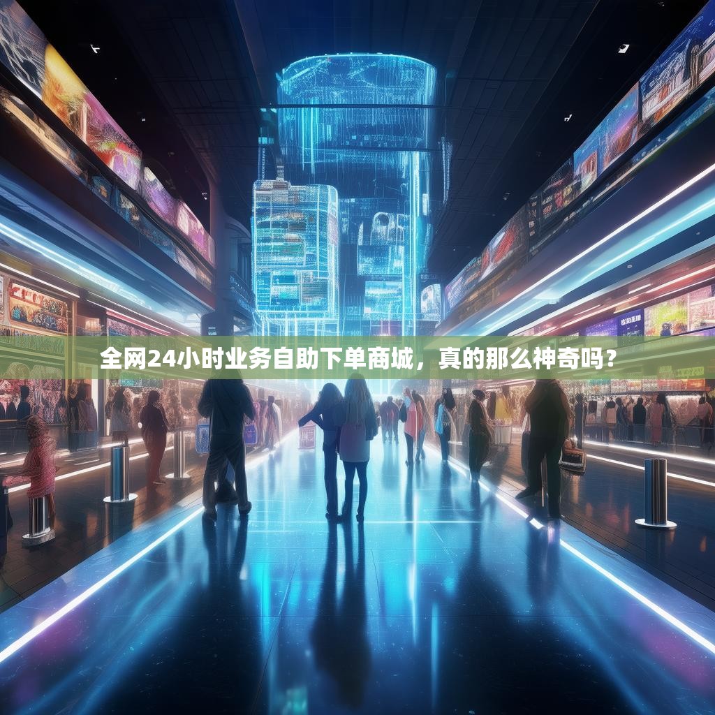 全网24小时业务自助下单商城，真的那么神奇吗？