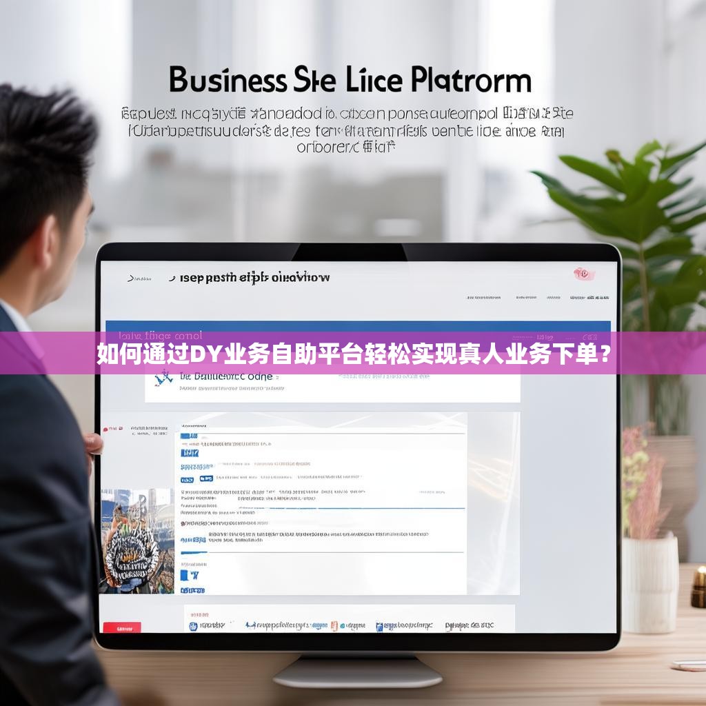 如何通过DY业务自助平台轻松实现真人业务下单?