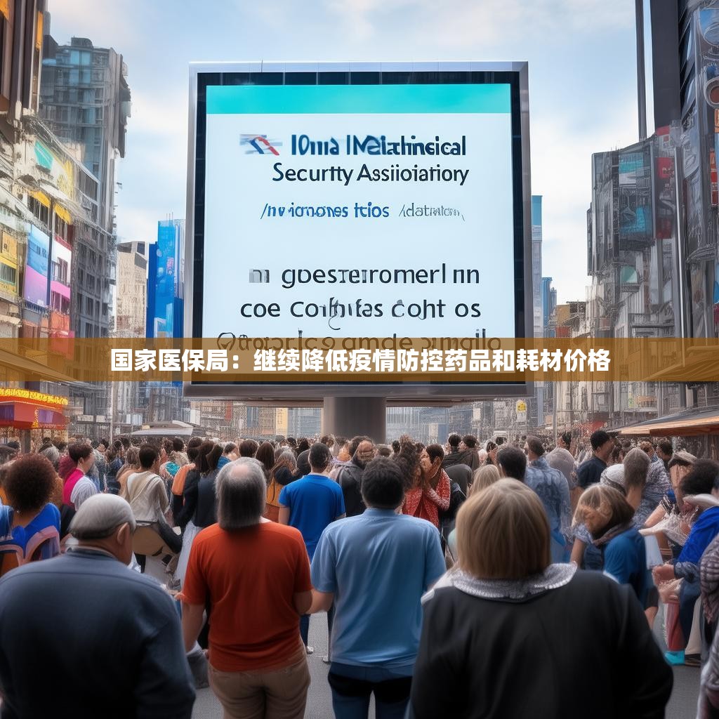 国家医保局:继续降低疫情防控药品和耗材价格