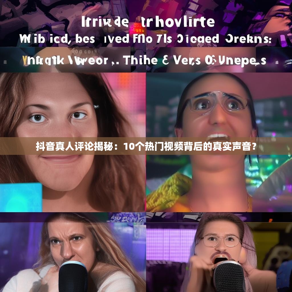 抖音真人评论揭秘：10个热门视频背后的真实声音？