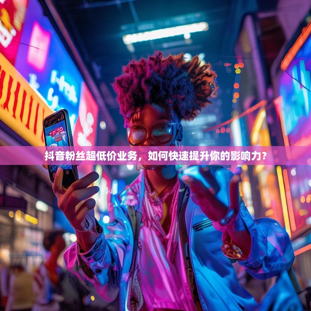 抖音粉丝超低价业务，如何快速提升你的影响力？