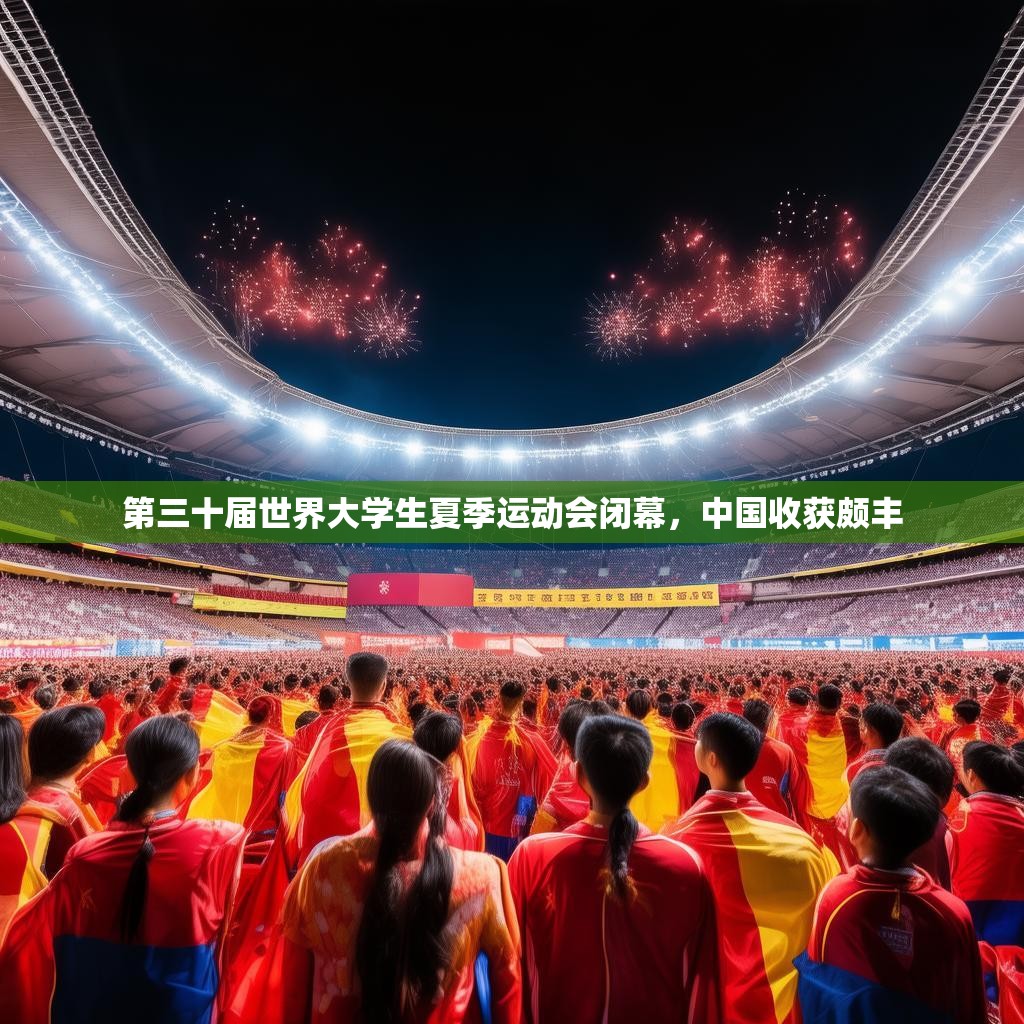 第三十届世界大学生夏季运动会闭幕，中国收获颇丰