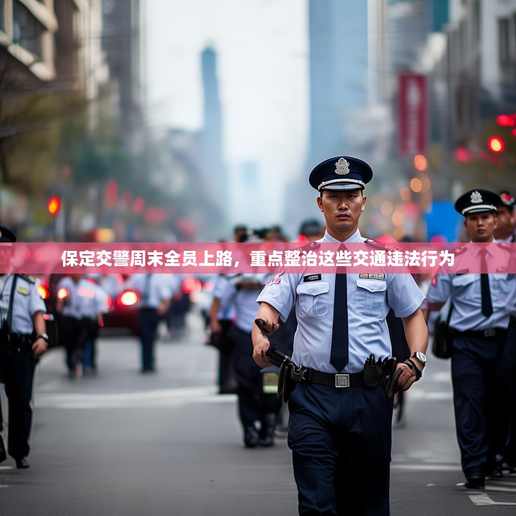 保定交警周末全员上路，重点整治这些交通违法行为