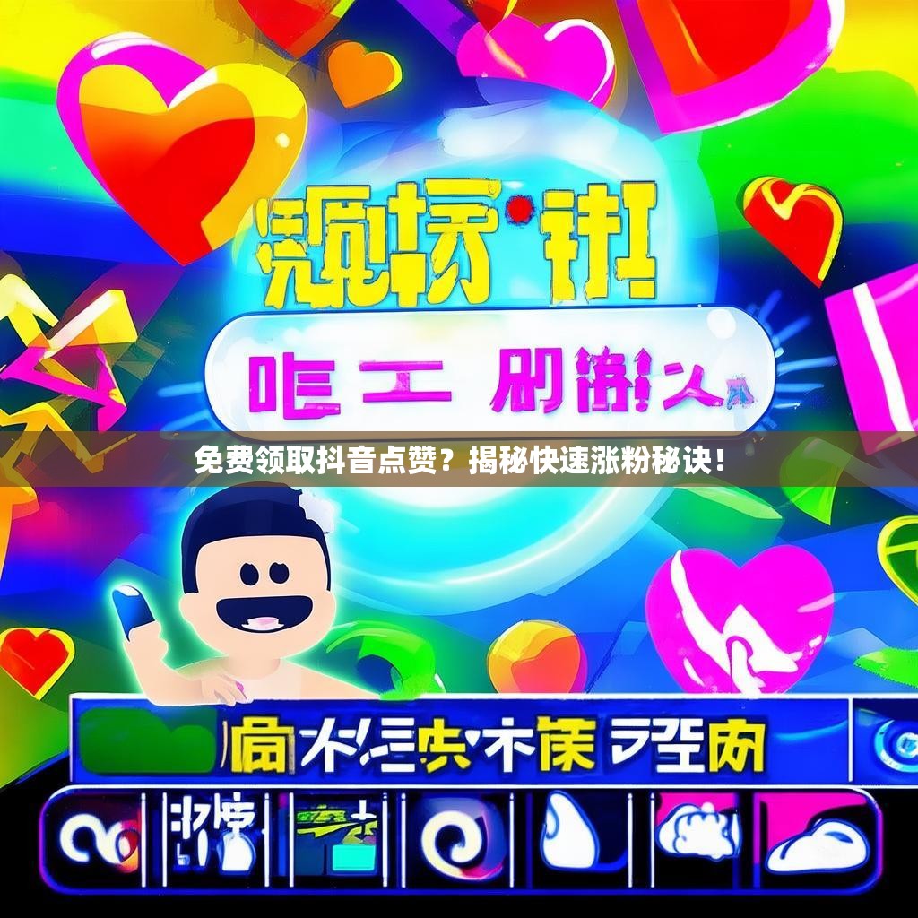 免费领取抖音点赞？揭秘快速涨粉秘诀！