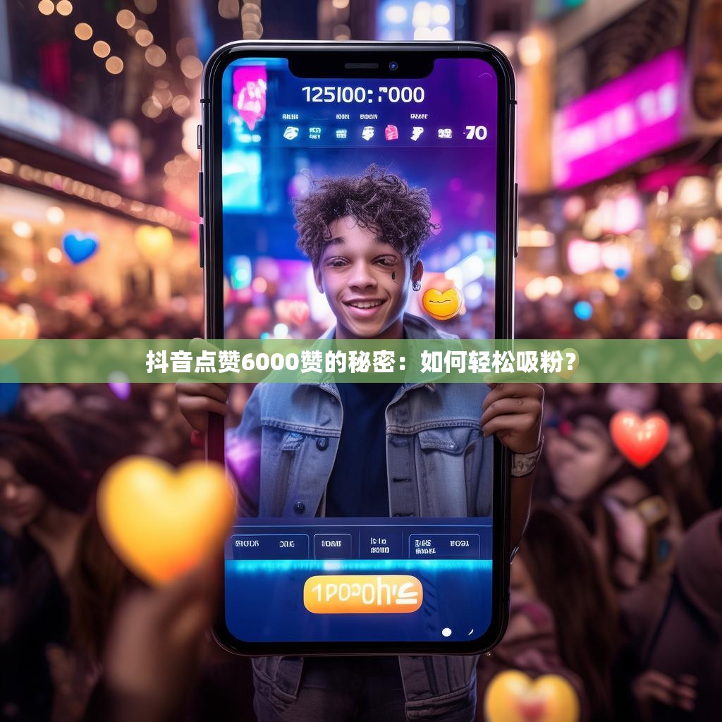 抖音点赞6000赞的秘密：如何轻松吸粉？