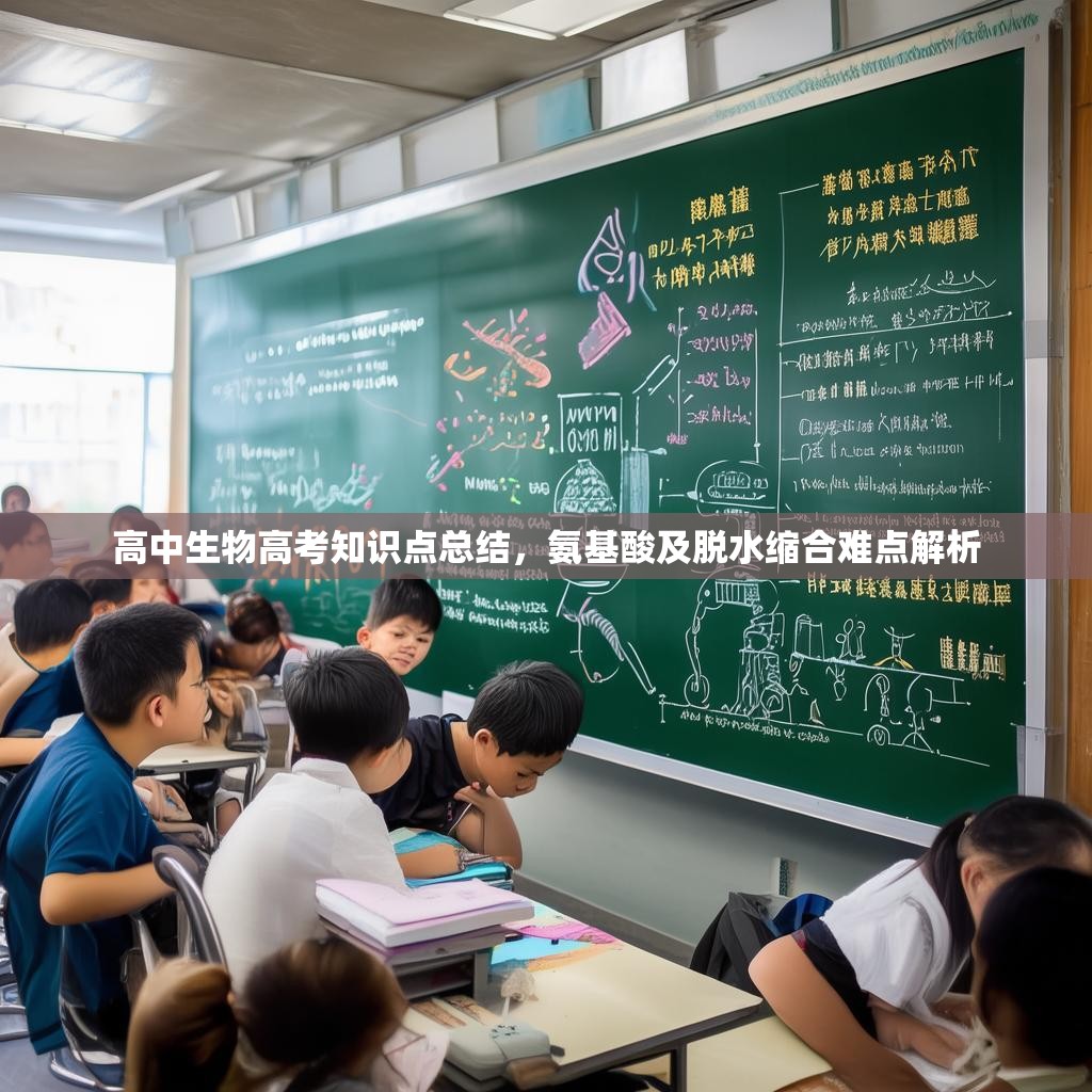 高中生物高考知识点总结，氨基酸及脱水缩合难点解析