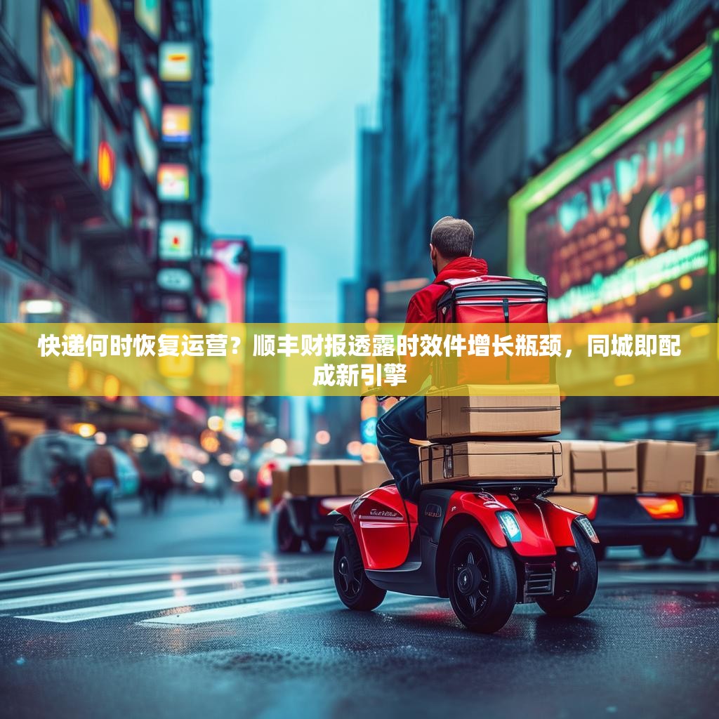 快递何时恢复运营？顺丰财报透露时效件增长瓶颈，同城即配成新引擎