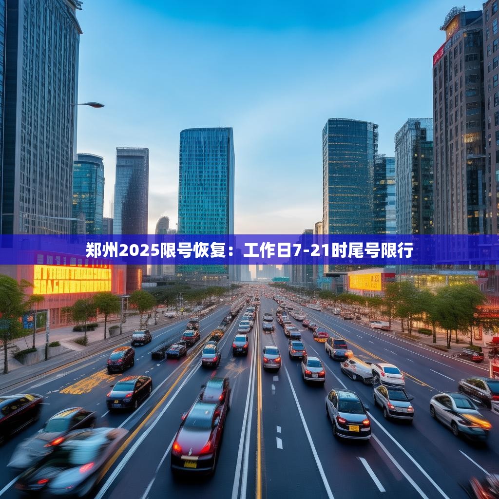 郑州2025限号恢复:工作日7-21时尾号限行