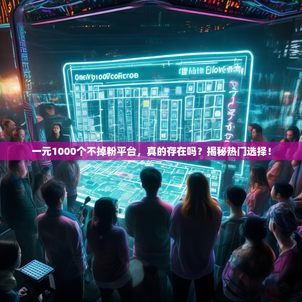一元1000个不掉粉平台，真的存在吗？揭秘热门选择！