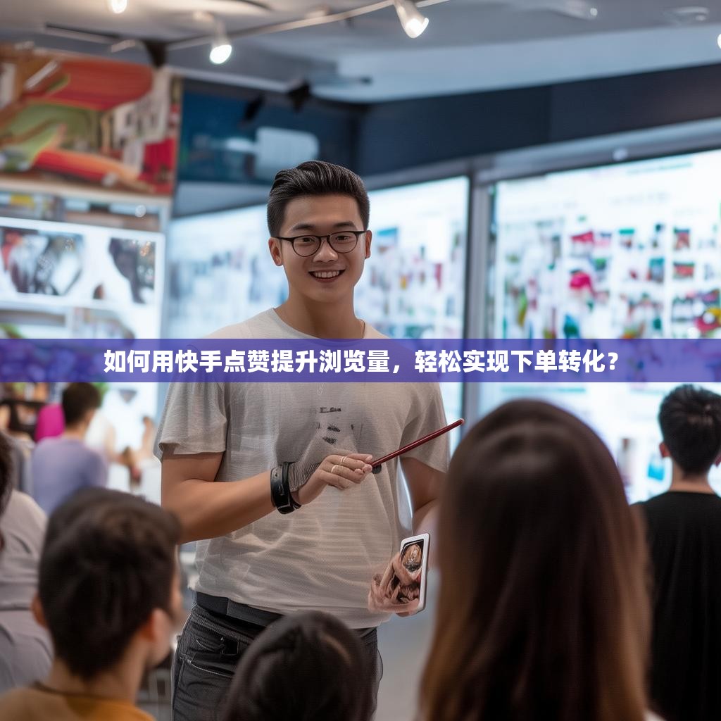 如何用快手点赞提升浏览量，轻松实现下单转化？