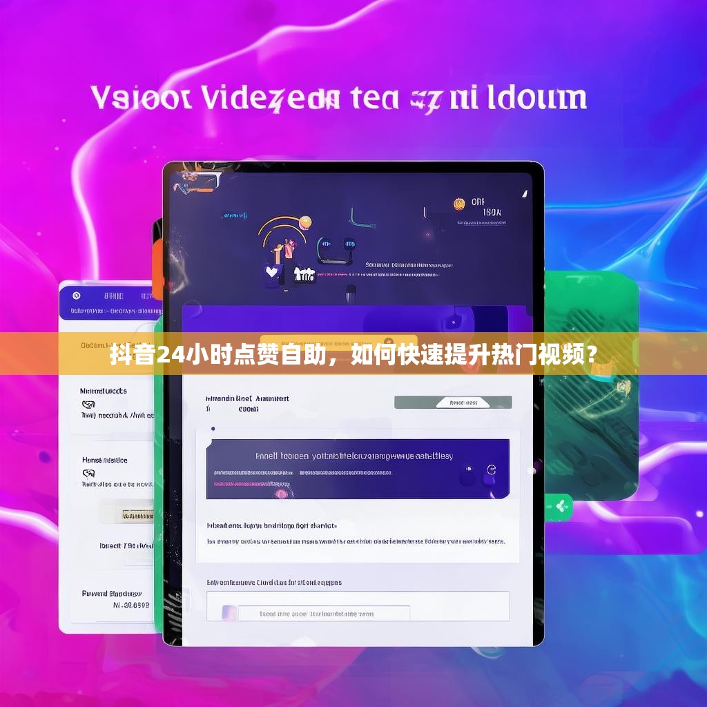 抖音24小时点赞自助，如何快速提升热门视频？