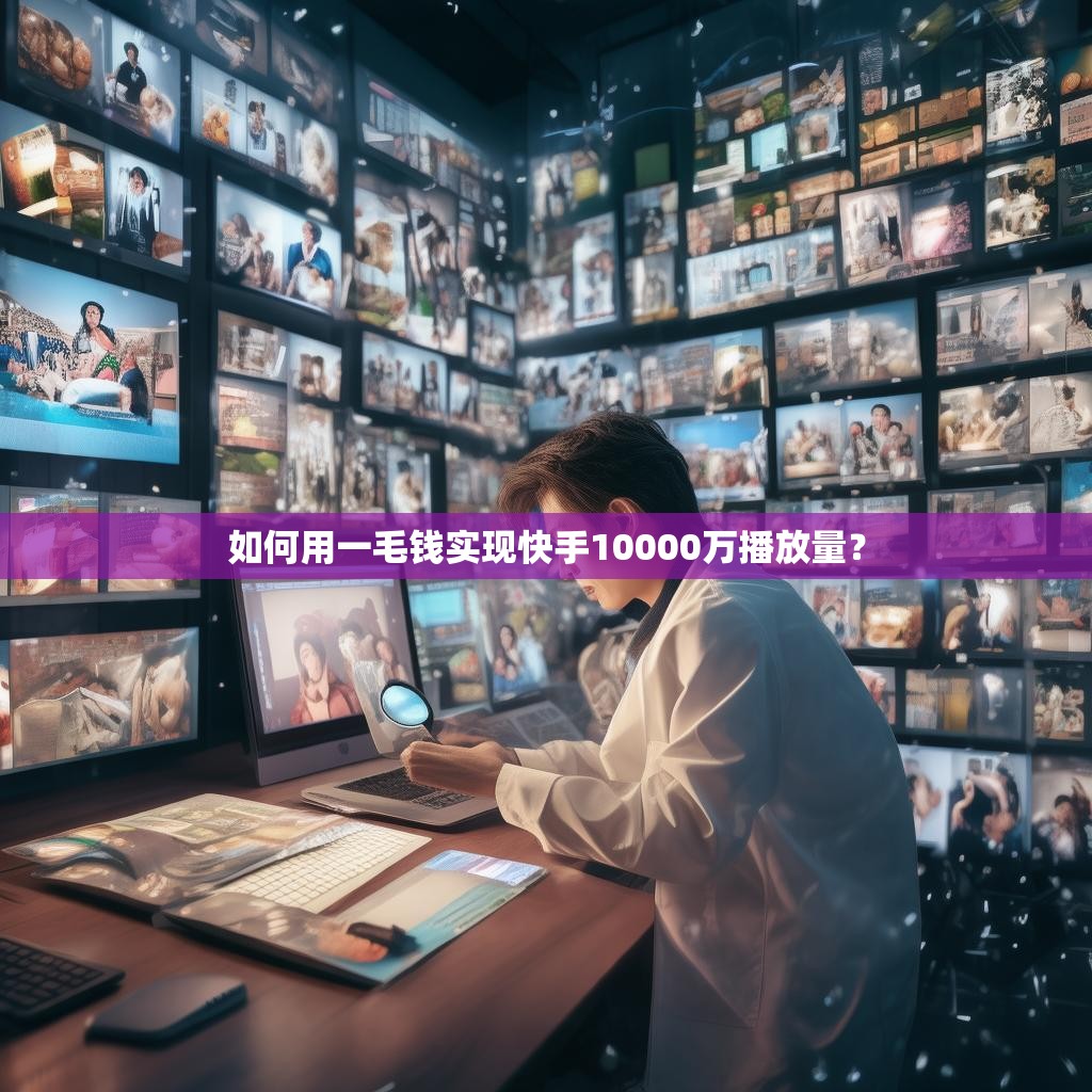 如何用一毛钱实现快手10000万播放量?