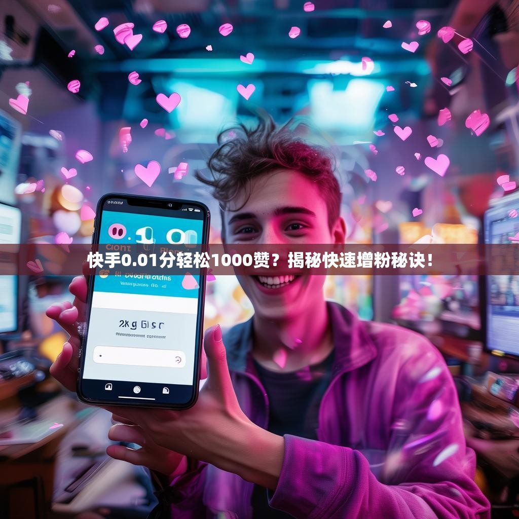 快手0.01分轻松1000赞？揭秘快速增粉秘诀！
