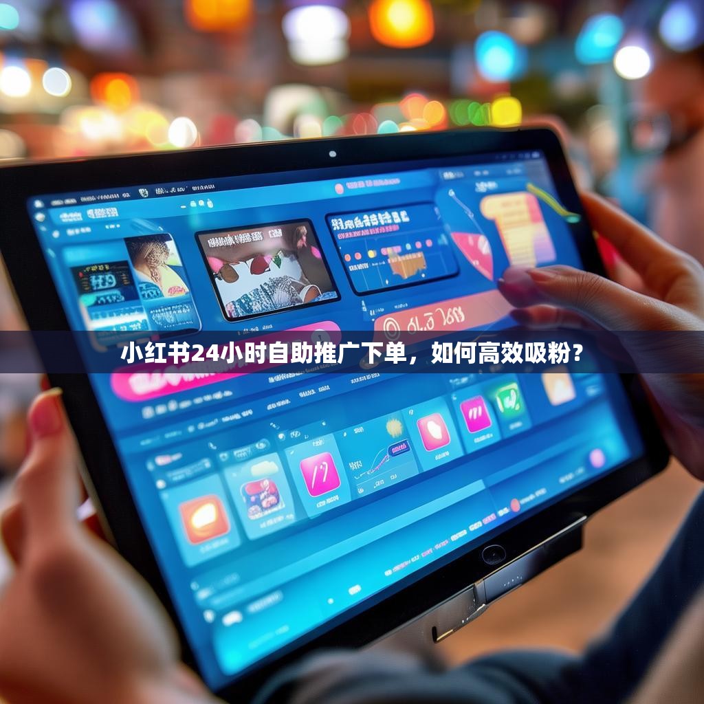 小红书24小时自助推广下单，如何高效吸粉？