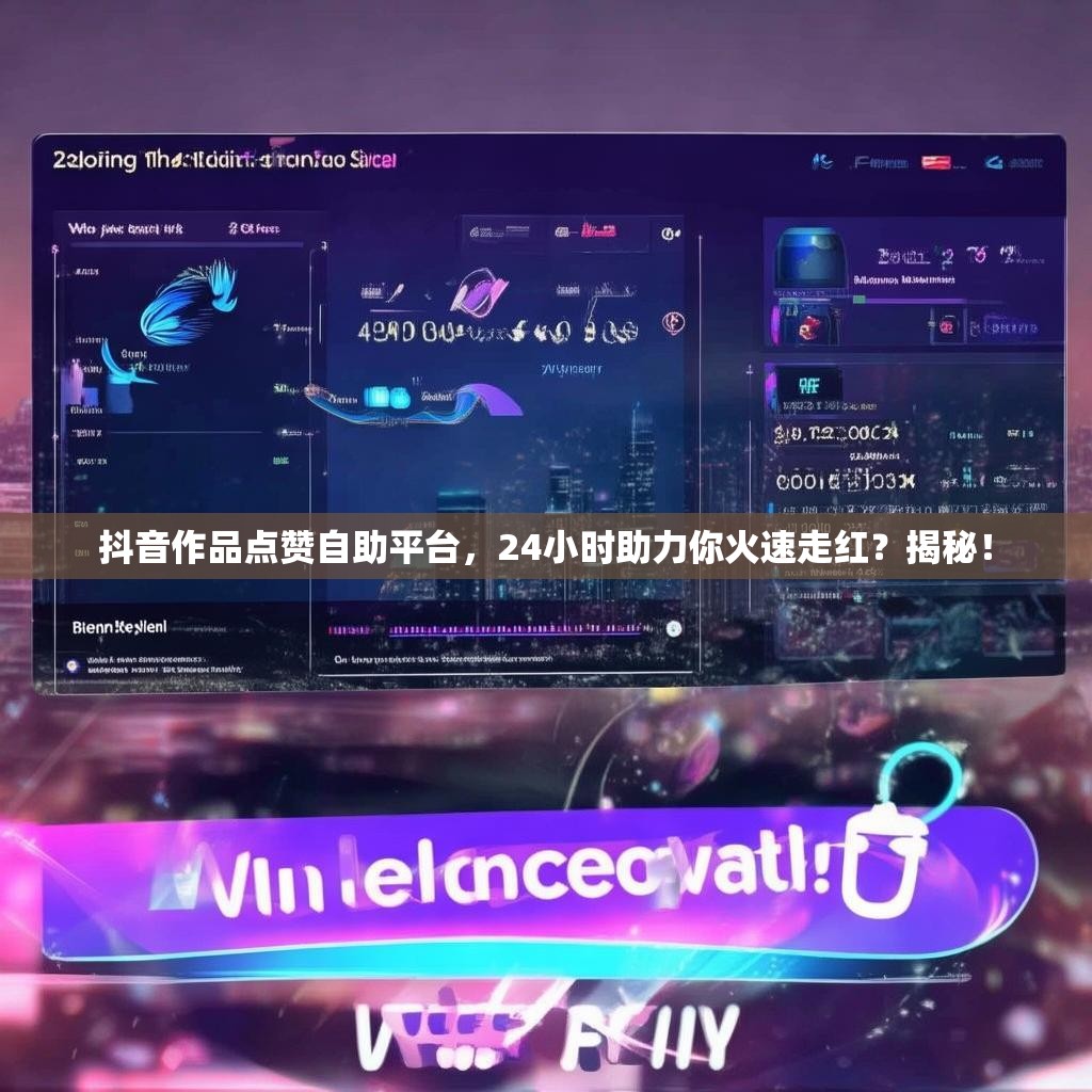 抖音作品点赞<strong><mark>自助平台</mark></strong>，24小时助力你火速走红？揭秘！