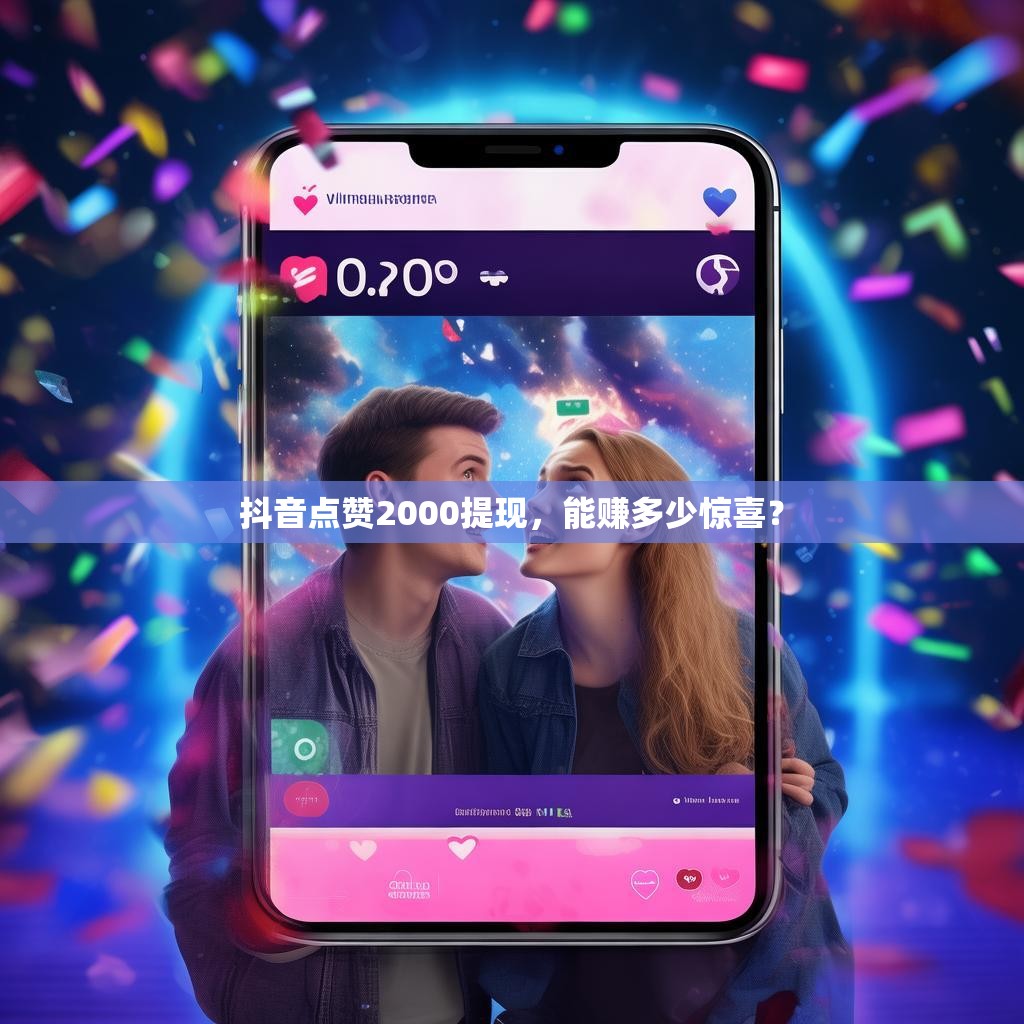 抖音点赞2000提现,能赚多少惊喜?