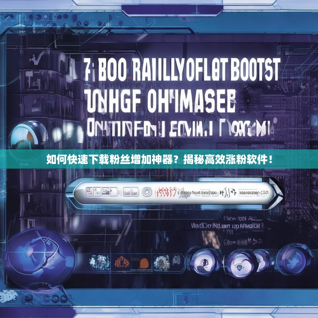 如何快速下载粉丝增加神器？揭秘高效涨粉软件！