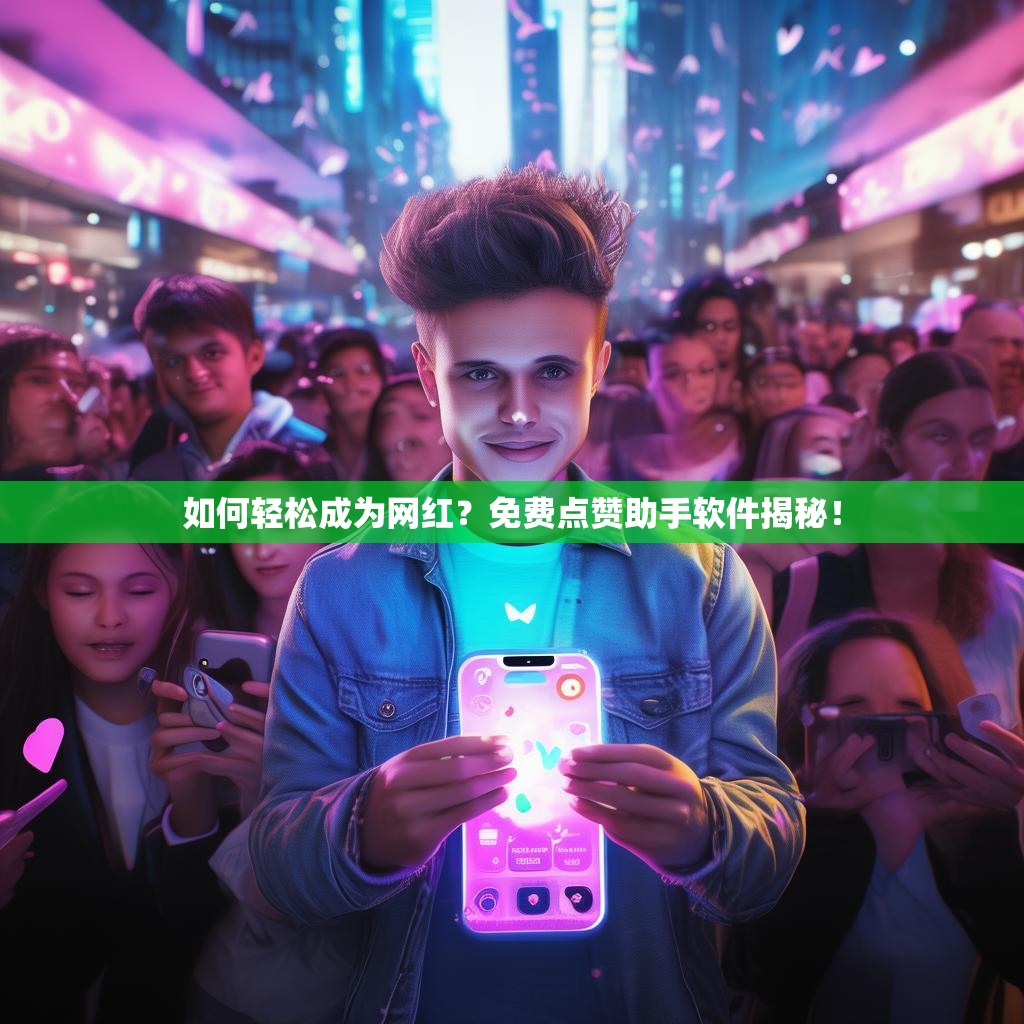 如何轻松成为网红?免费点赞助手软件揭秘!