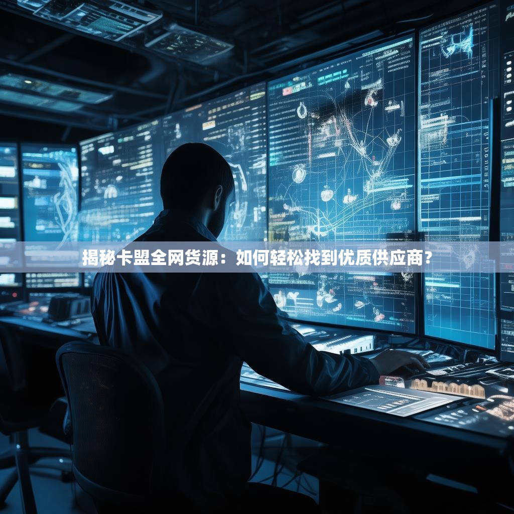 详细阅读:揭秘卡盟全网货源:如何轻松找到优质供应商? 揭秘卡盟全网货源:如何轻松找到优质供应商?