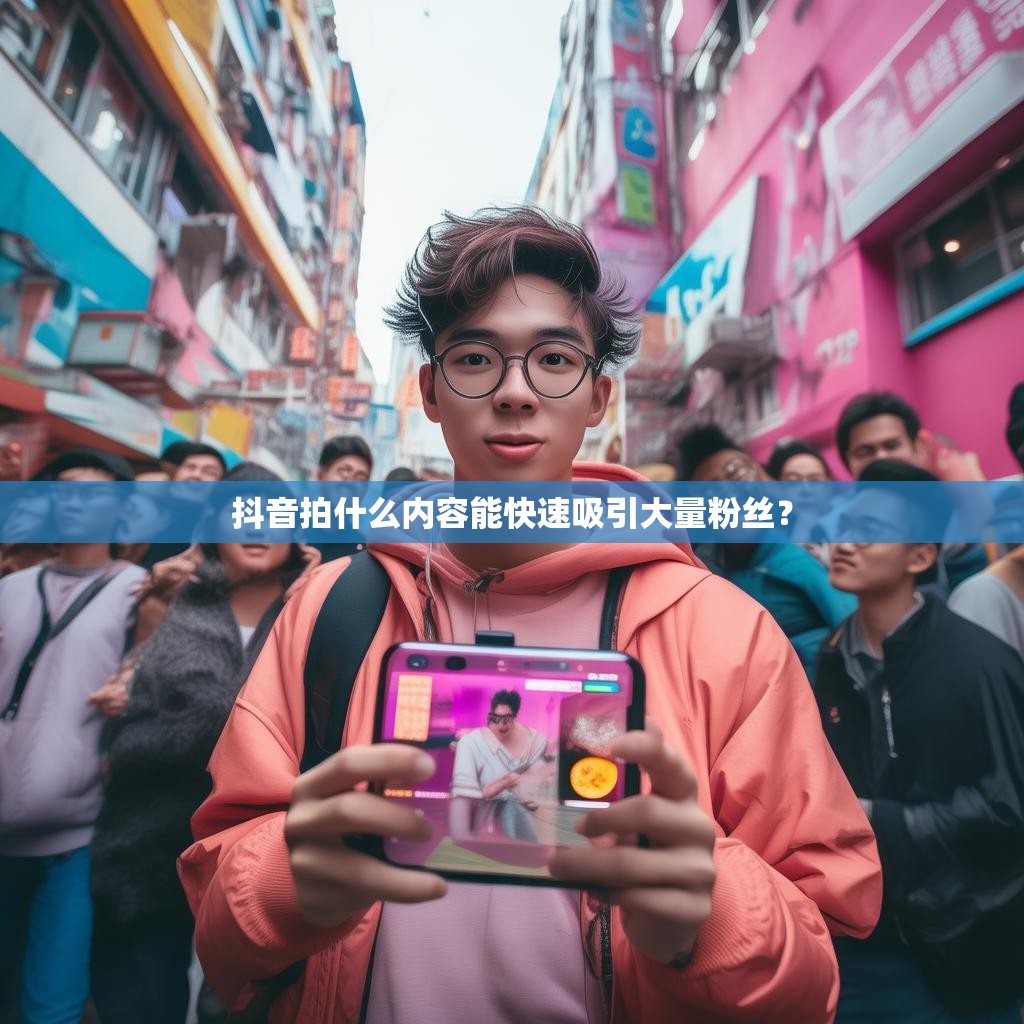 抖音拍什么内容能快速吸引大量粉丝?