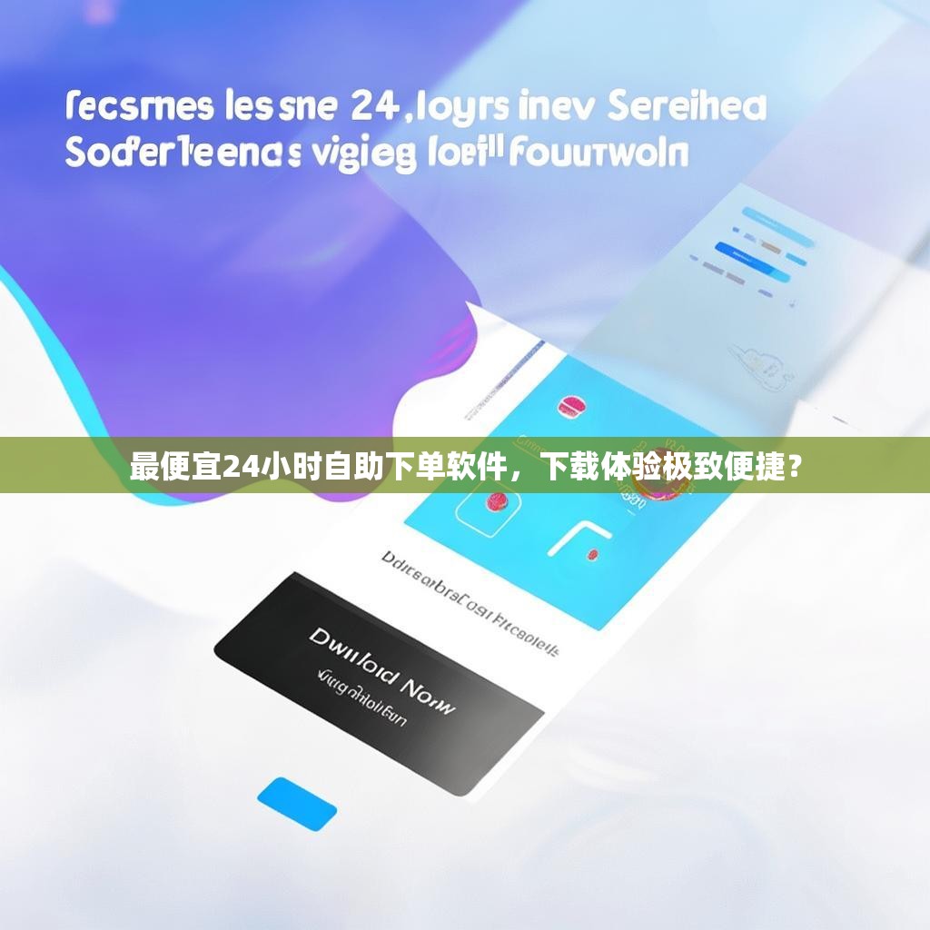 最便宜24小时自助下单软件,下载体验极致便捷?