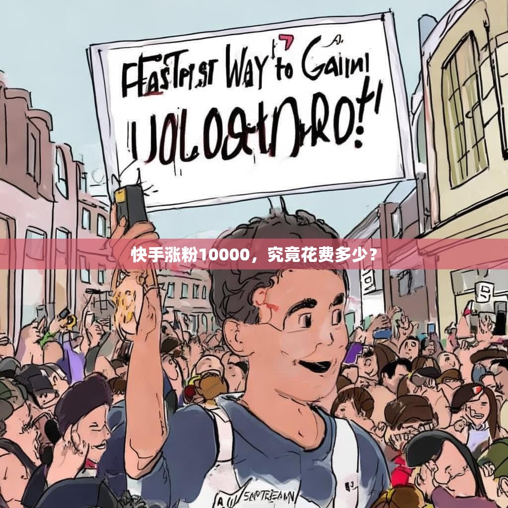快手涨粉10000,究竟花费多少?