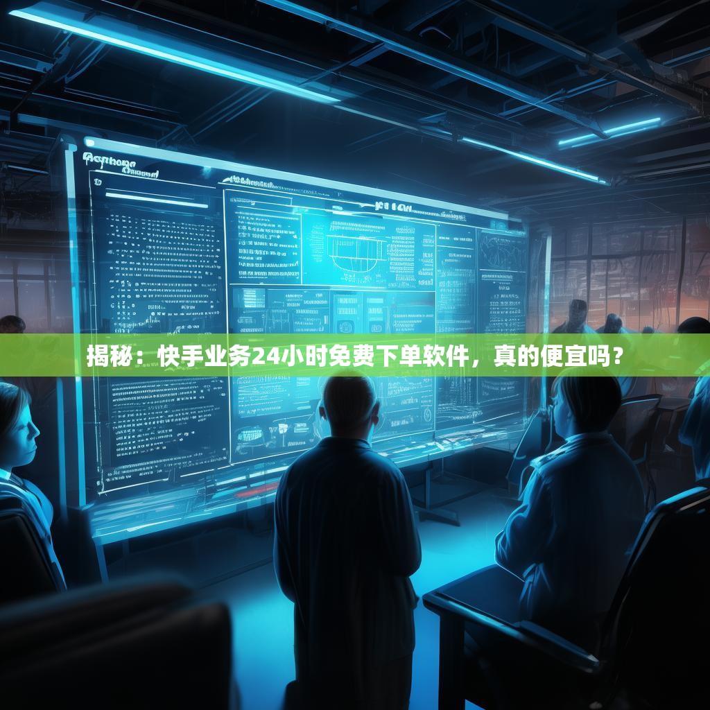 揭秘：快手业务24小时免费下单软件，真的便宜吗？