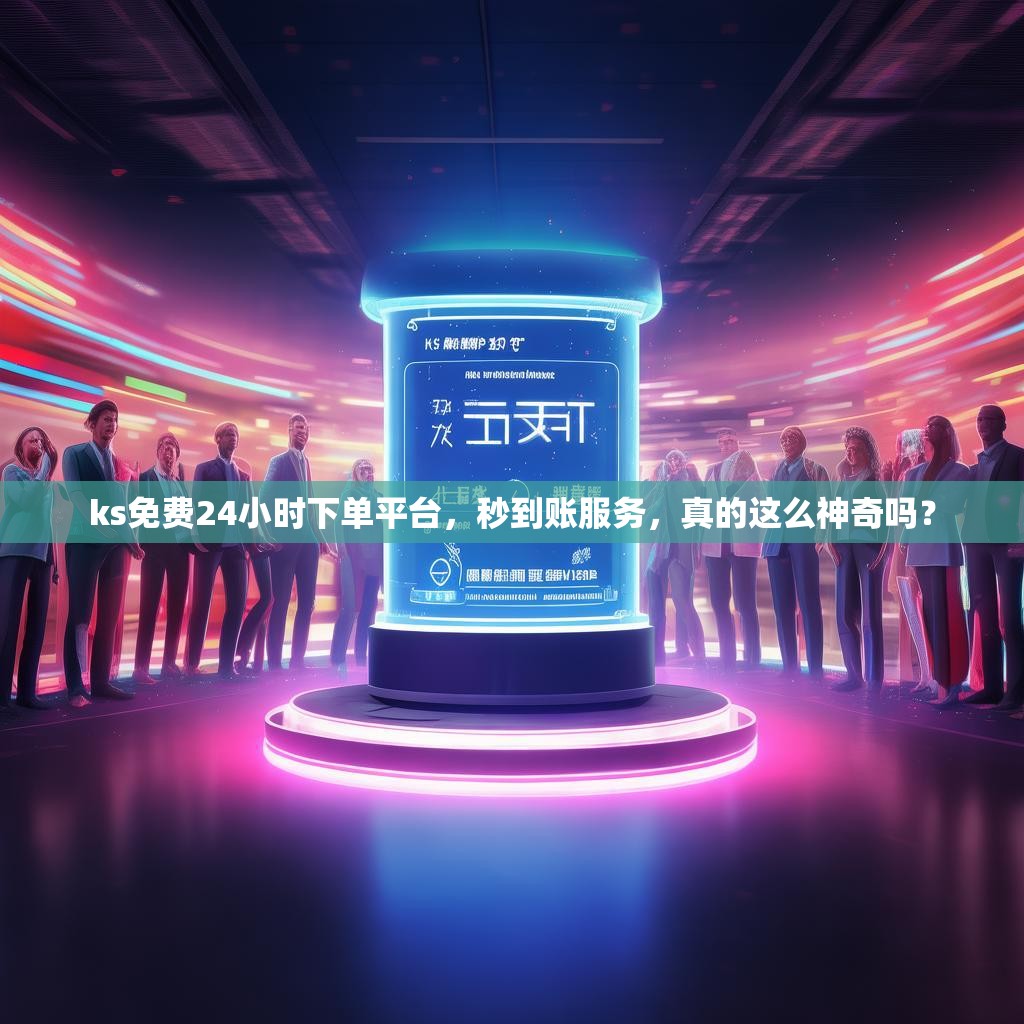 ks免费24小时下单平台，秒到账服务，真的这么神奇吗？