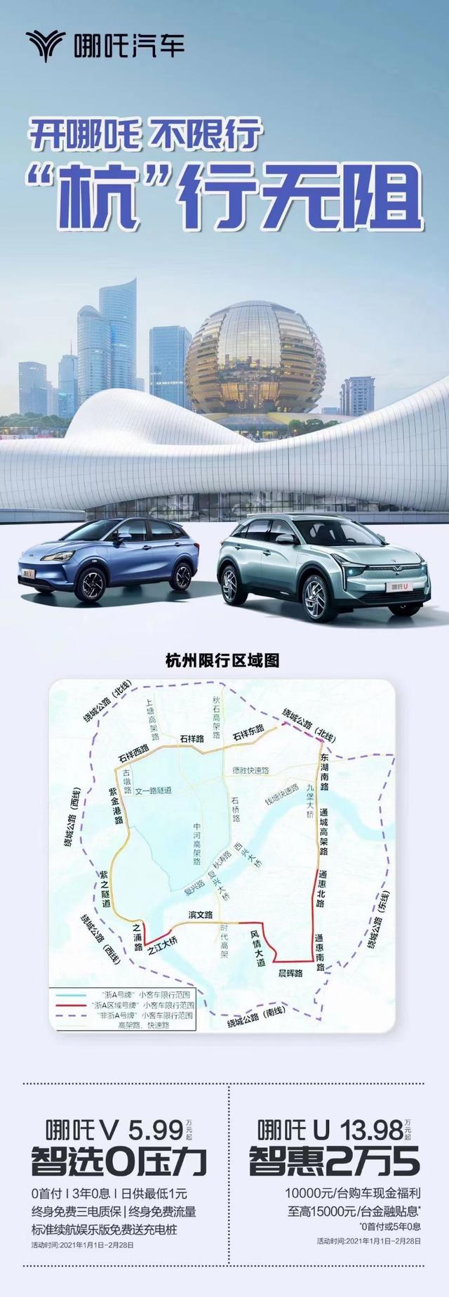 杭州小客车限行新政解读,非浙A牌过渡期及指标申领办法